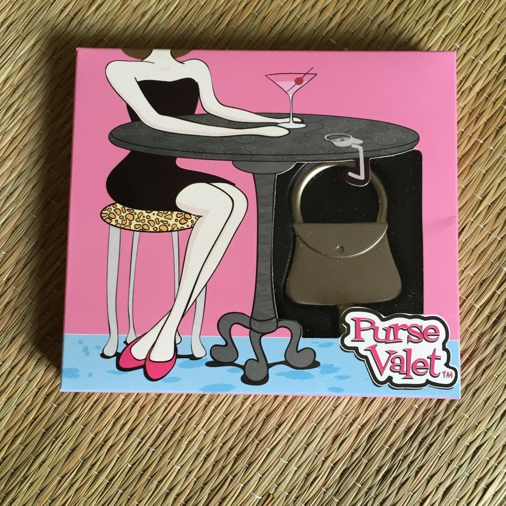 💖4/$25 Purse Holder - Silver Metal